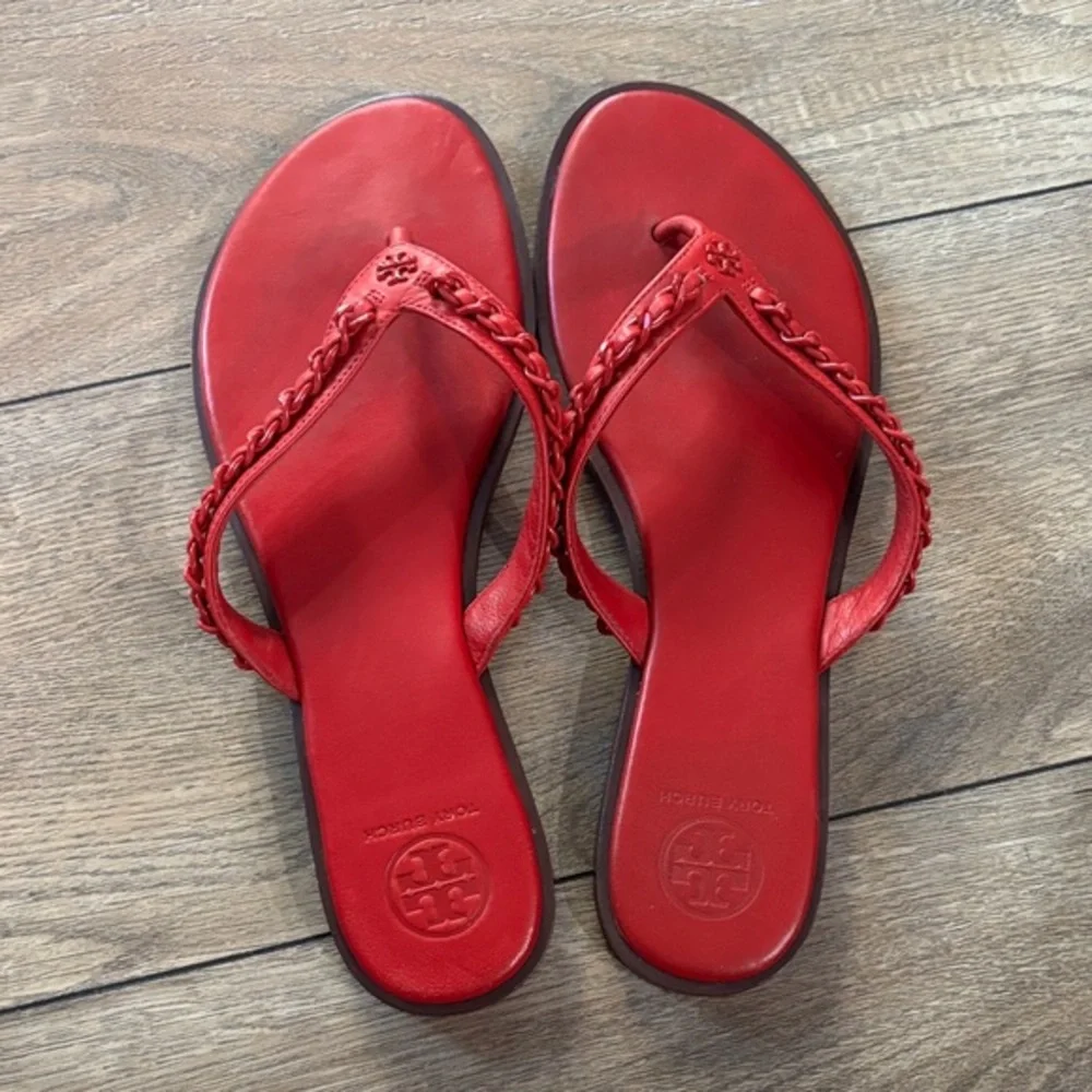 Tory Burch Vibrant Red Sandals